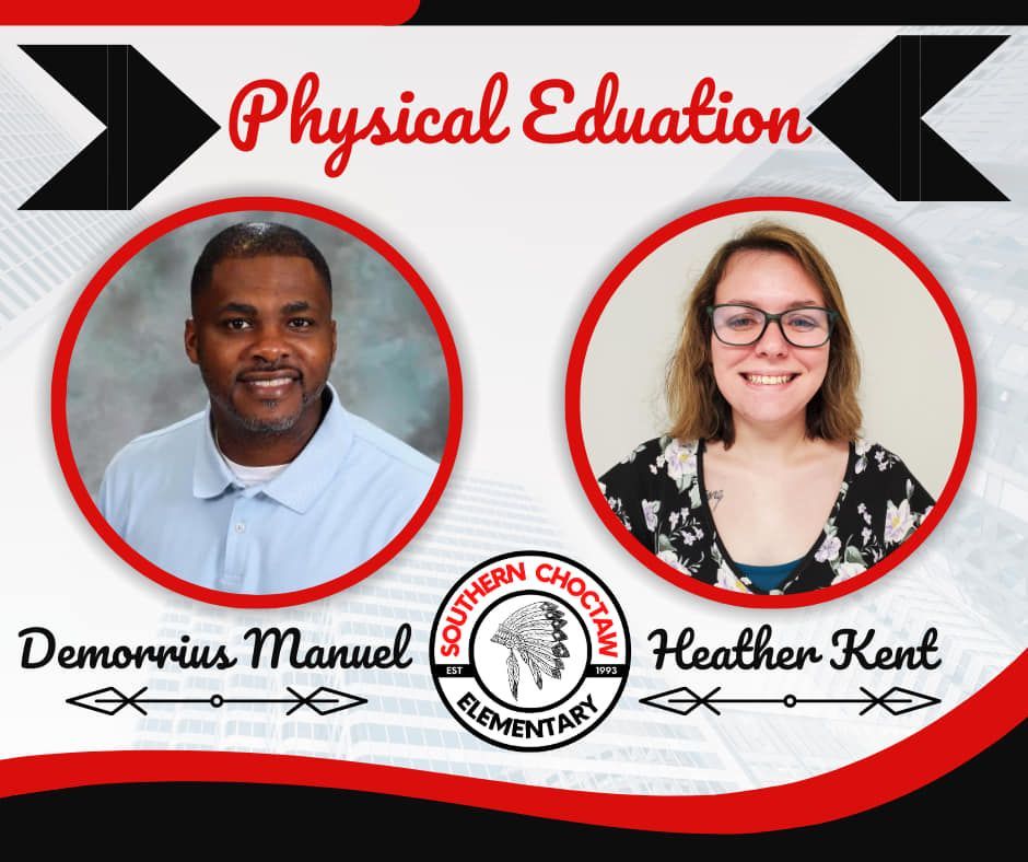 a man and a woman are standing next to each other on a poster for physical education .