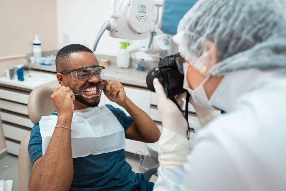Dentist Giving a Shot on Patient's Teeth — Andover, MN — Round Lake Dental