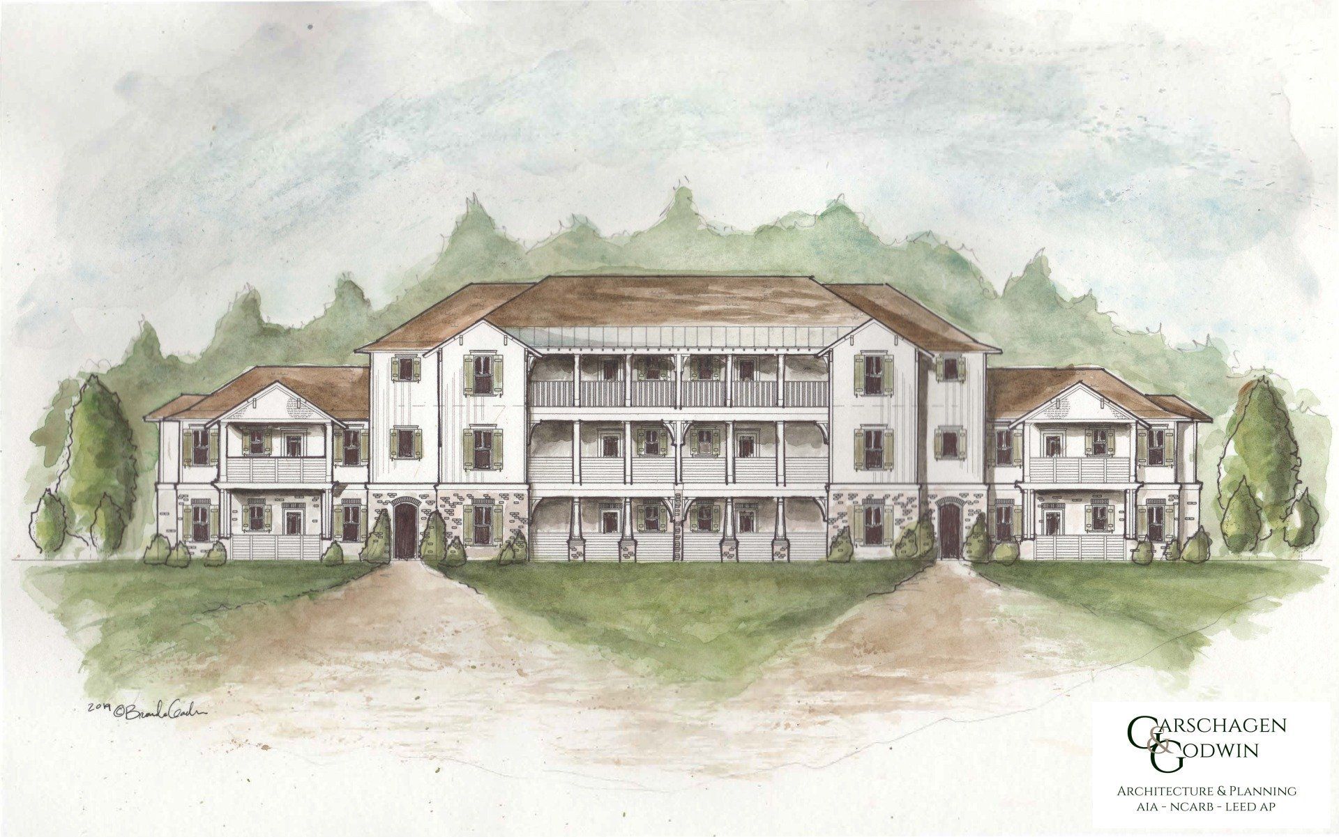 apartment drawing