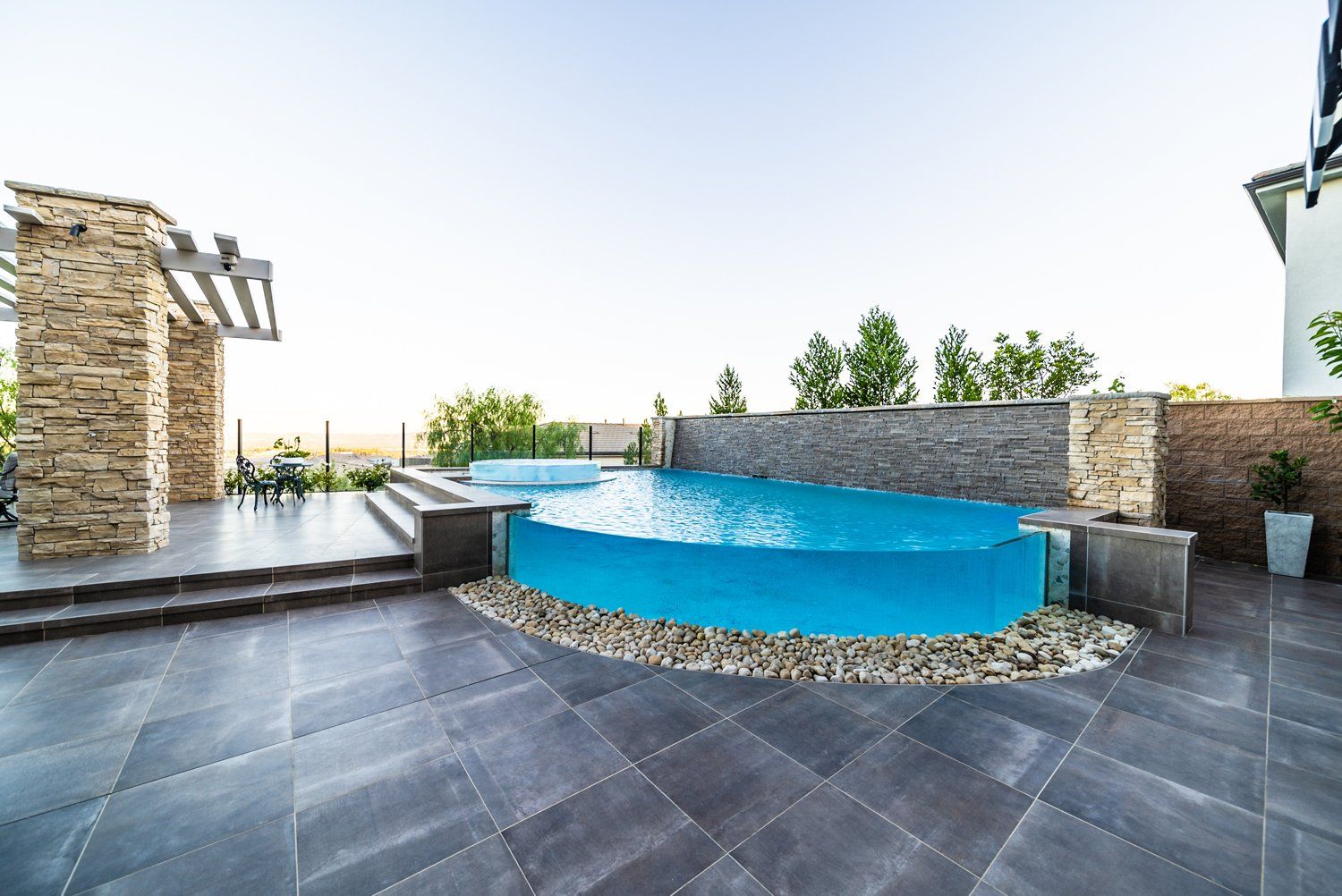 Luxury Swimming pool in Porter Ranch, CA.