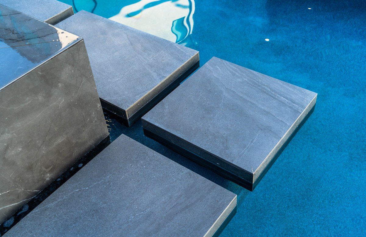 Luxury Swimming pool in Porter Ranch, CA.