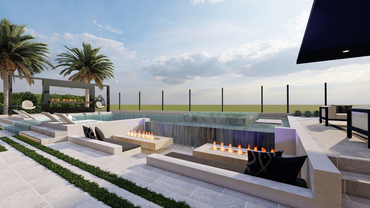 Hoffman by Westmod - Luxury Pool and Outdoor Living Space Design