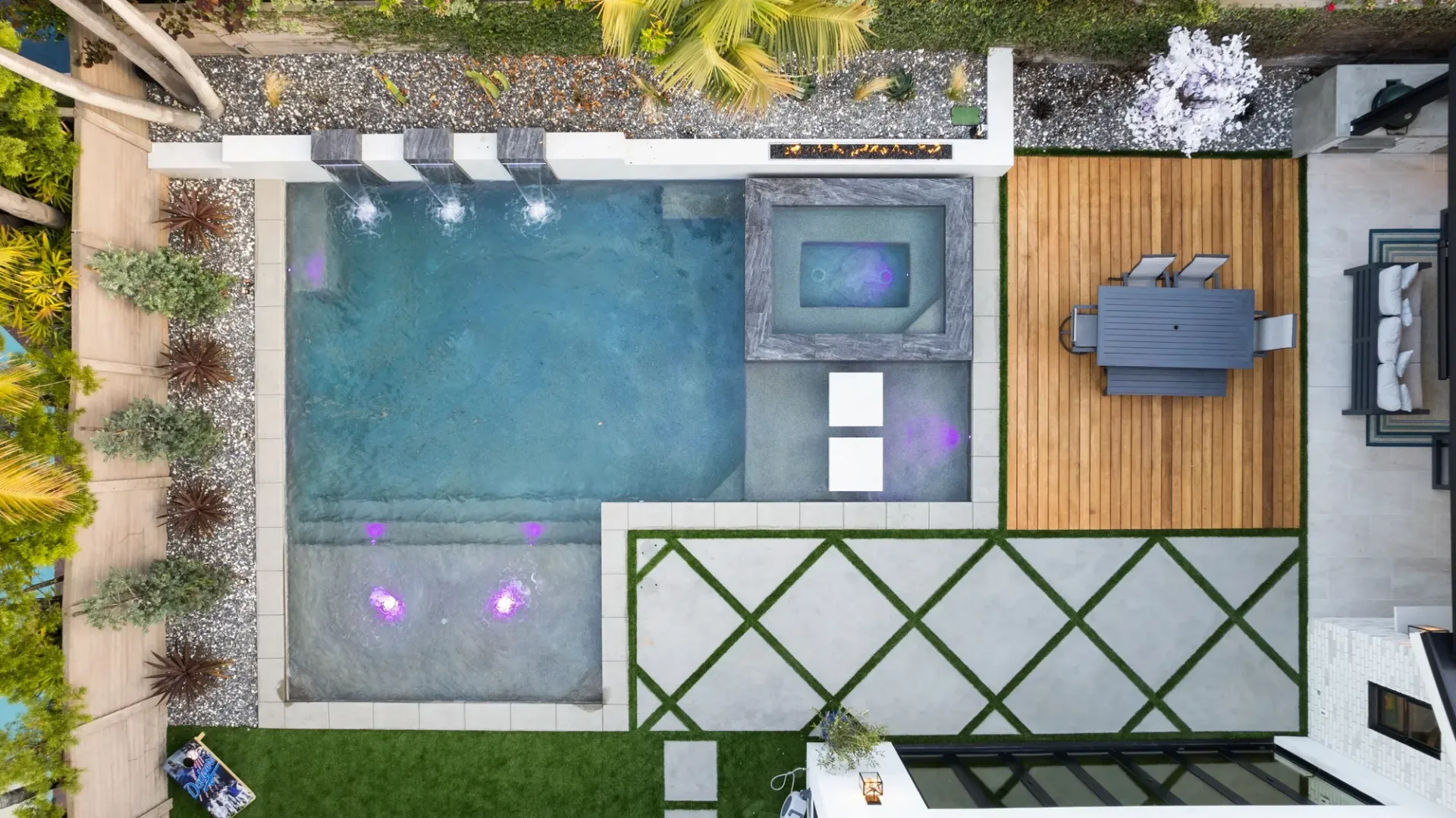 Rhythm by Westmod. Luxury Pool Build in Huntington Beach, CA.