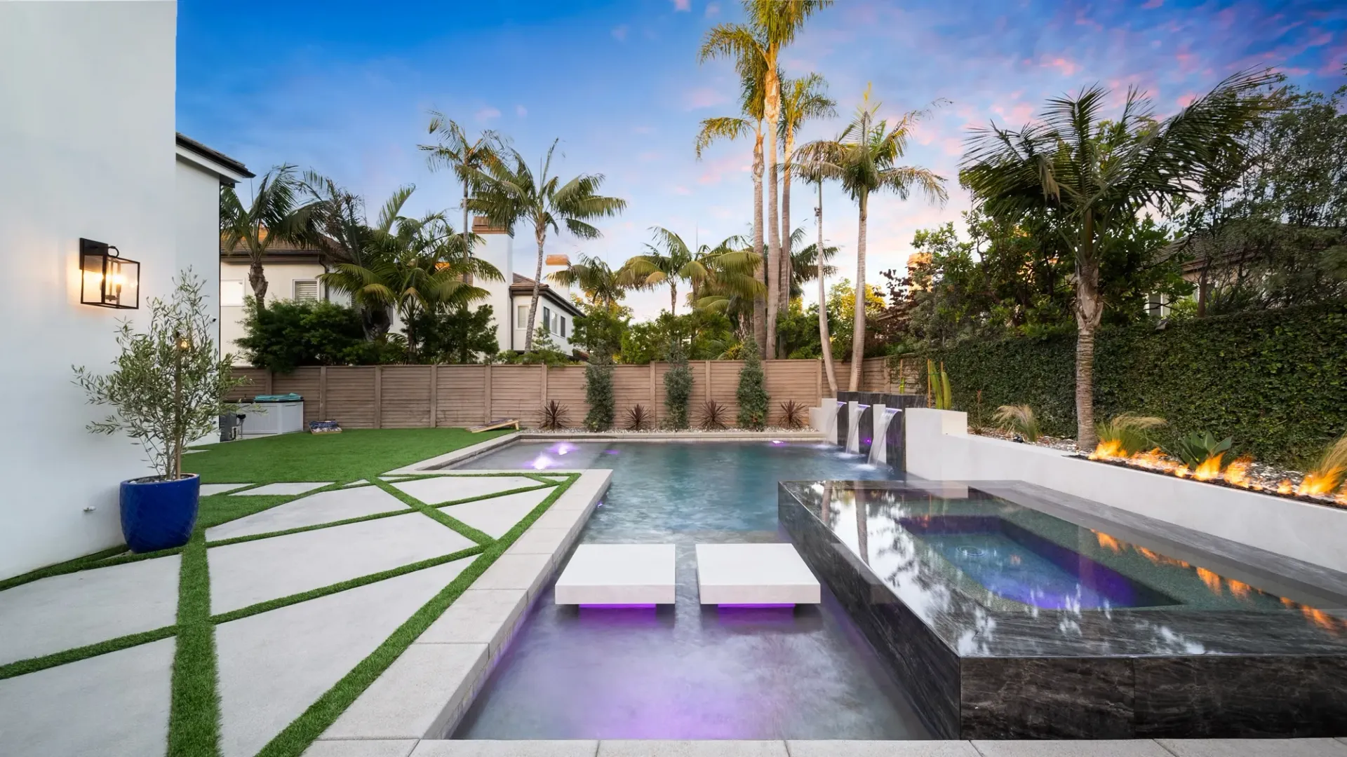Rhythm by Westmod. Luxury Pool Build in Huntington Beach, CA.