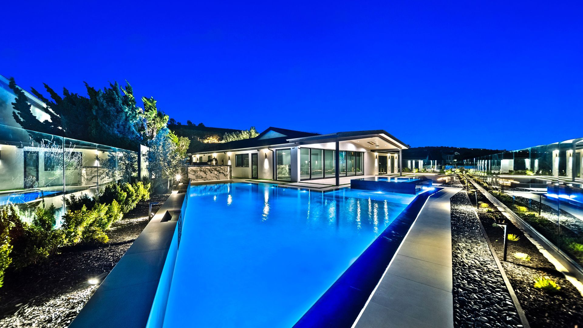 Luxury swimming pool design and construction by Westmod in Irvine, CA.