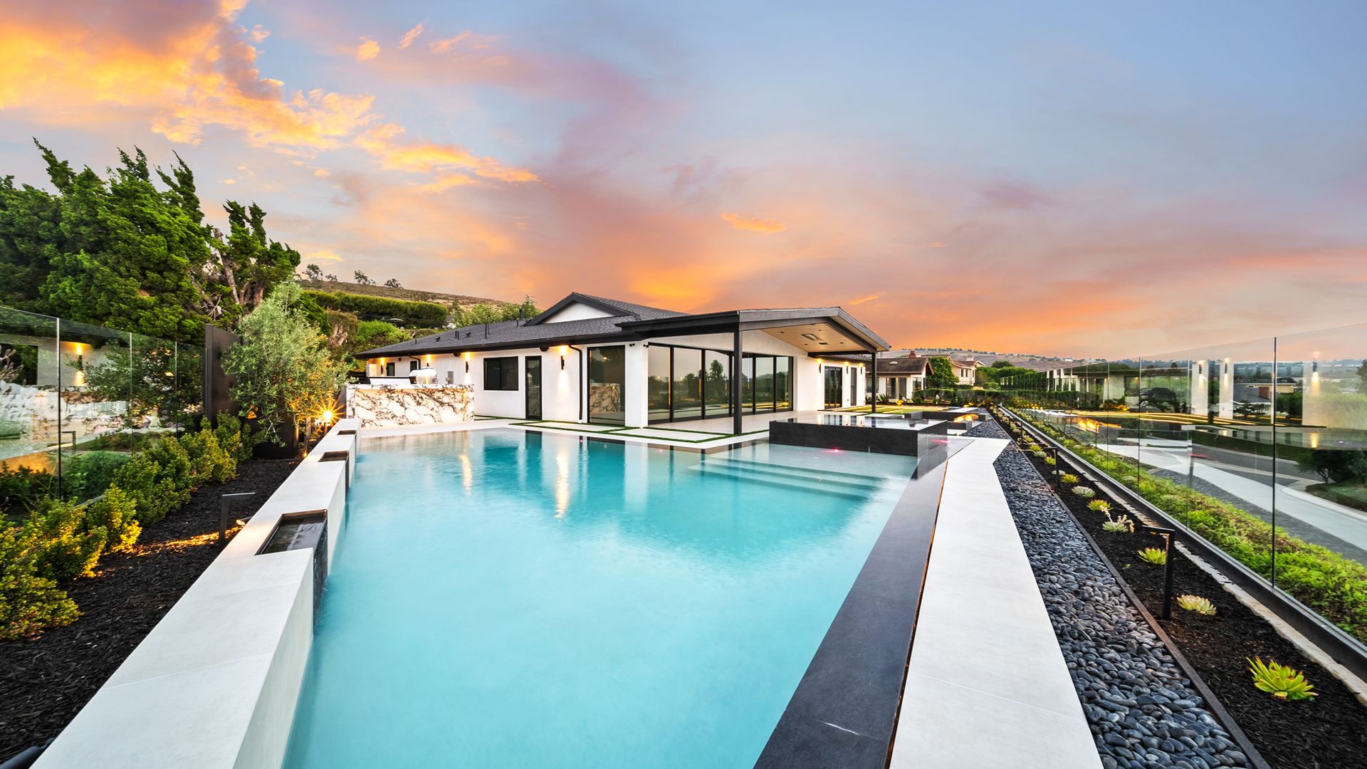 Luxury swimming pool design and construction by Westmod in Irvine, CA.