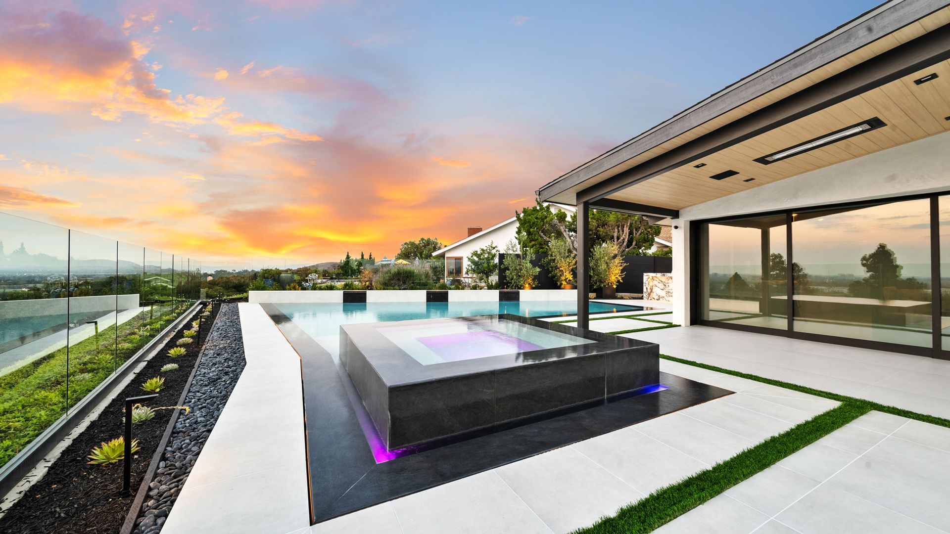 Luxury swimming pool design and construction by Westmod in Irvine, CA.