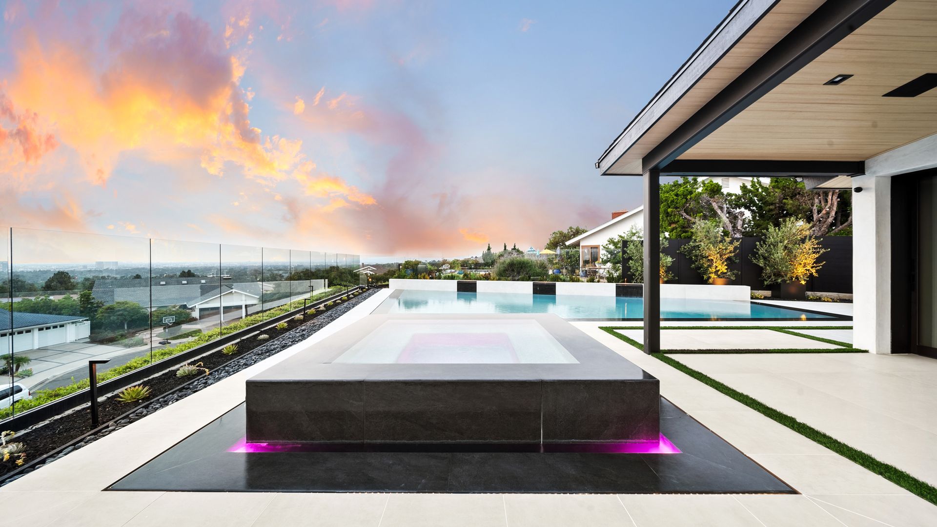 Luxury swimming pool design and construction by Westmod in Irvine, CA.