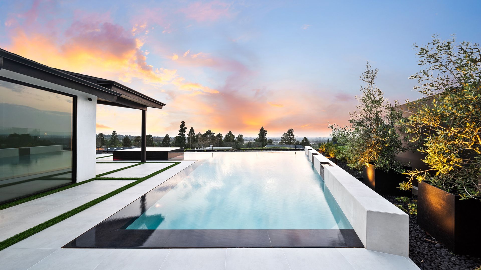 Luxury swimming pool design and construction by Westmod in Irvine, CA.