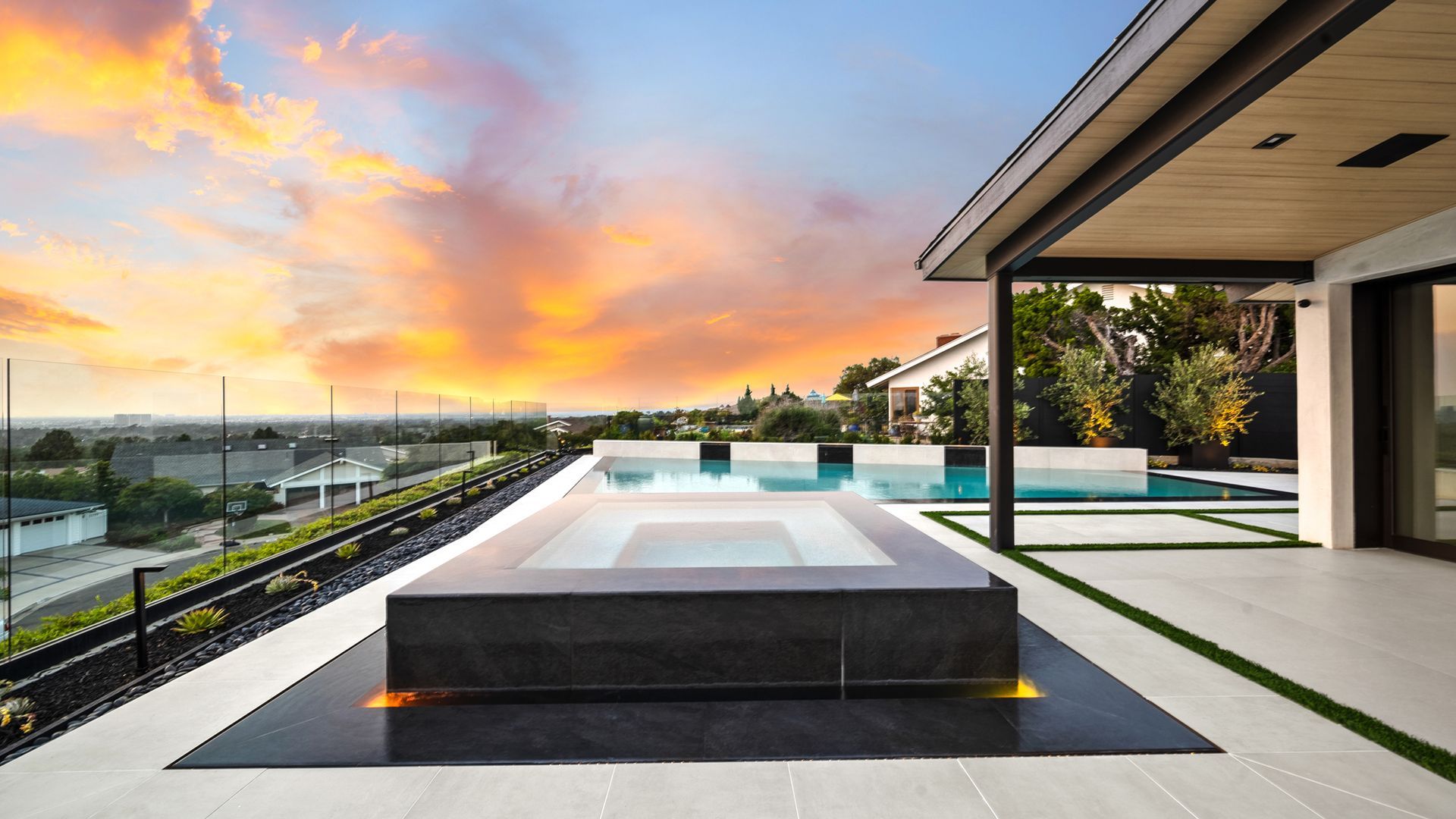 Luxury swimming pool design and construction by Westmod in Irvine, CA.