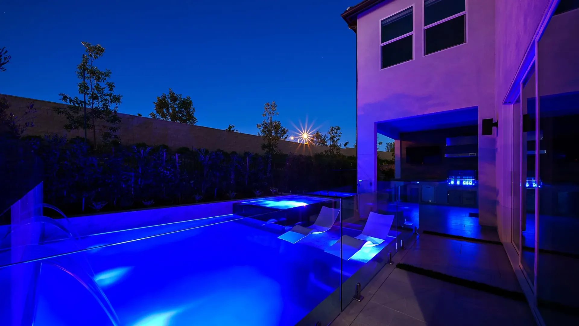 Small but luxurious pool and spa designed and built in small space by Westmod