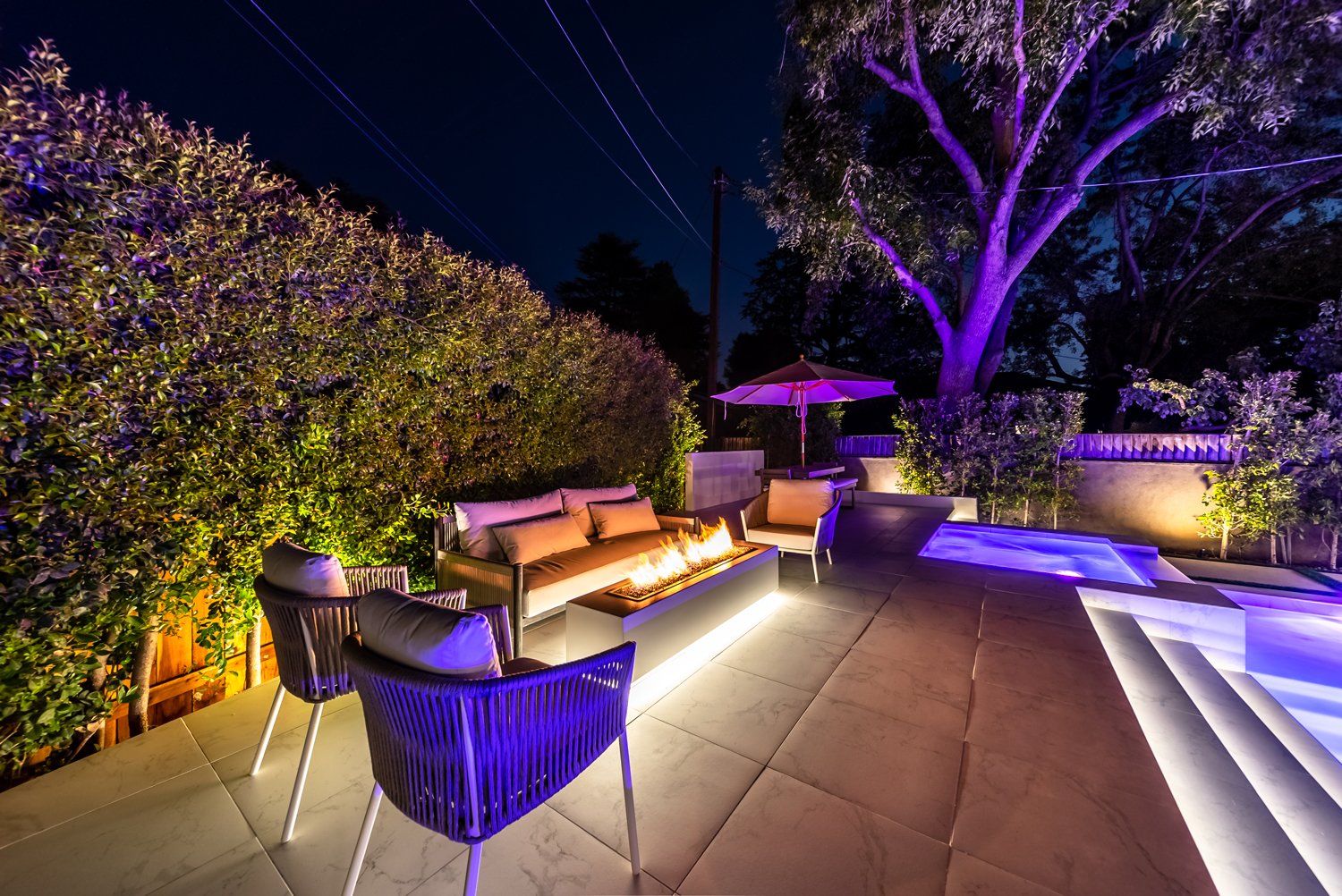 Luxury Swimming pool in La Canada Flintridge, CA.