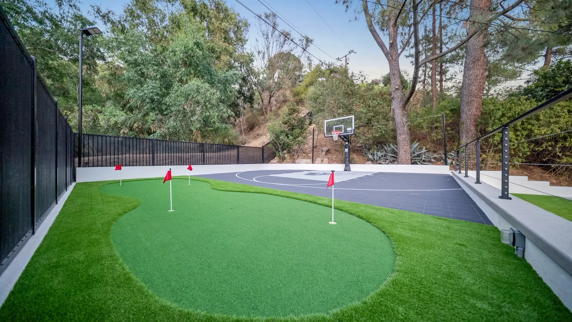 Custom pool and outdoor living space by Westmod. Location - La Canada Flintridge, CA
