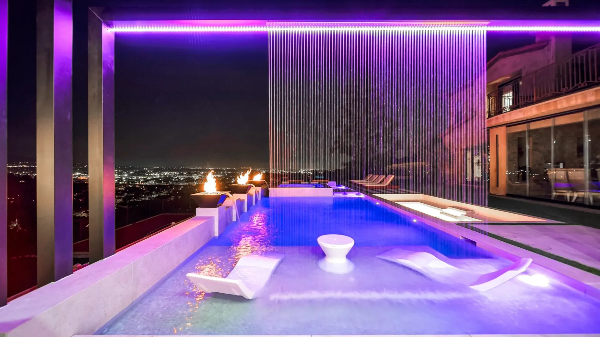 custom luxury pool, outdoor living, and landscaping by Westmod in Los Angeles, CA.