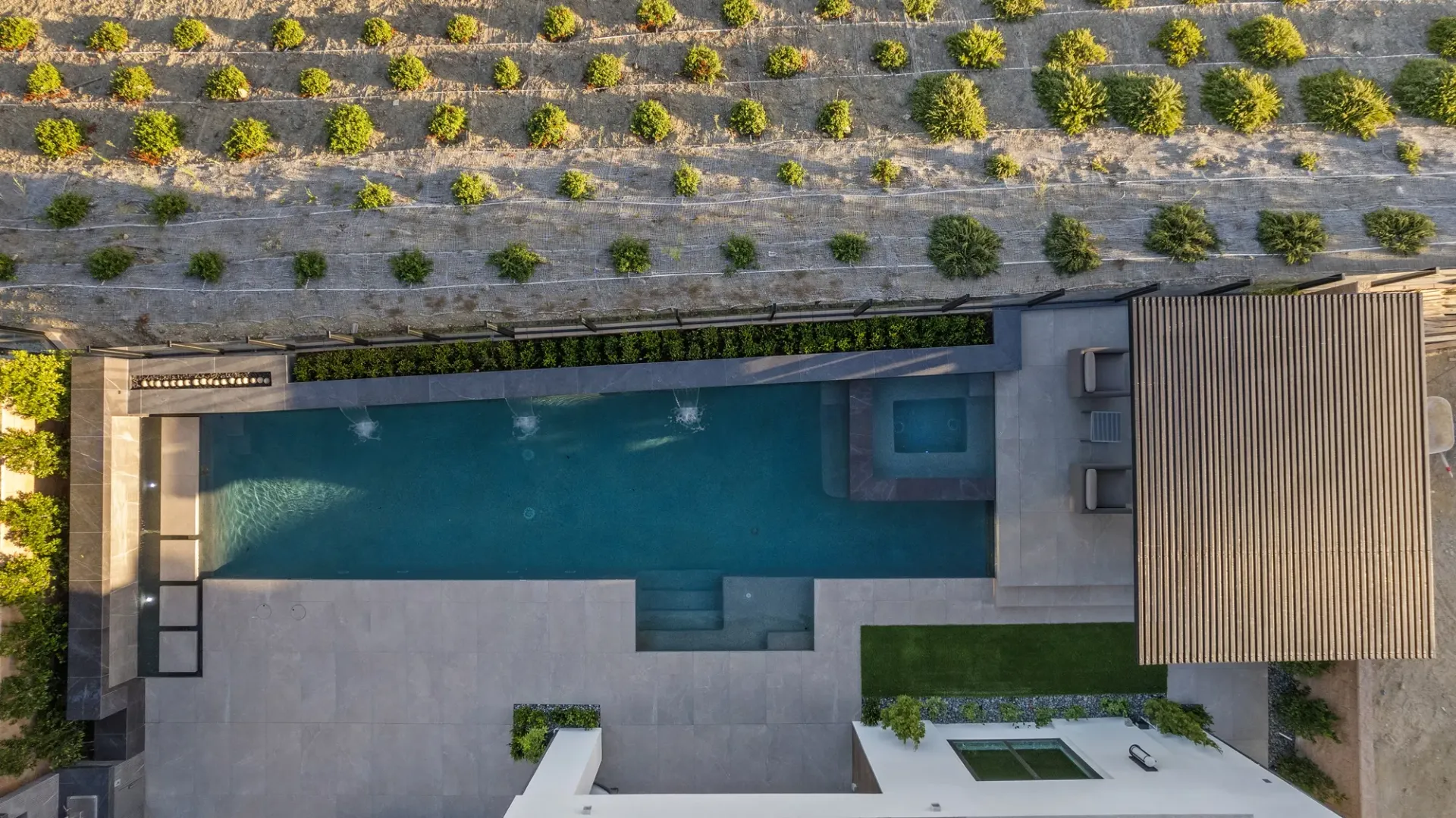 The Beverly by Westmod. Luxury Pool Project in Porter Ranch, CA.