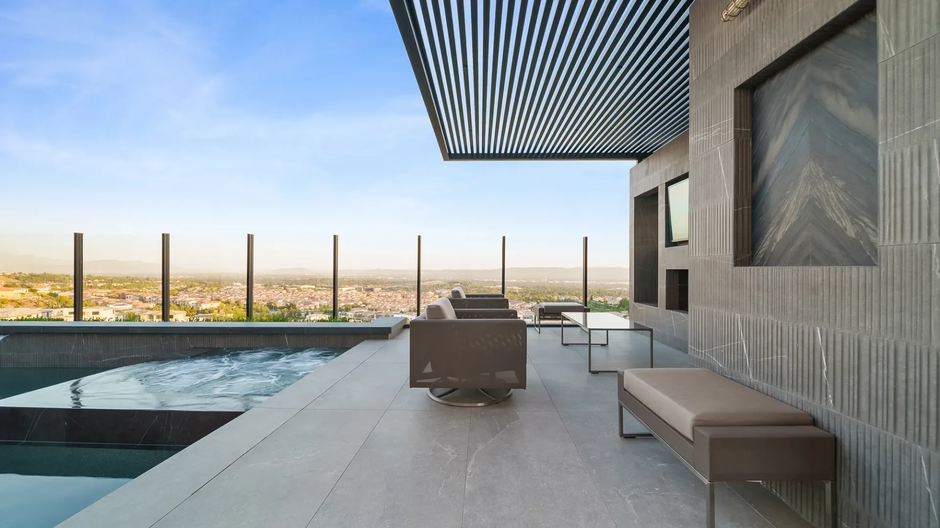 The Beverly by Westmod. Luxury Pool Project in Porter Ranch, CA.