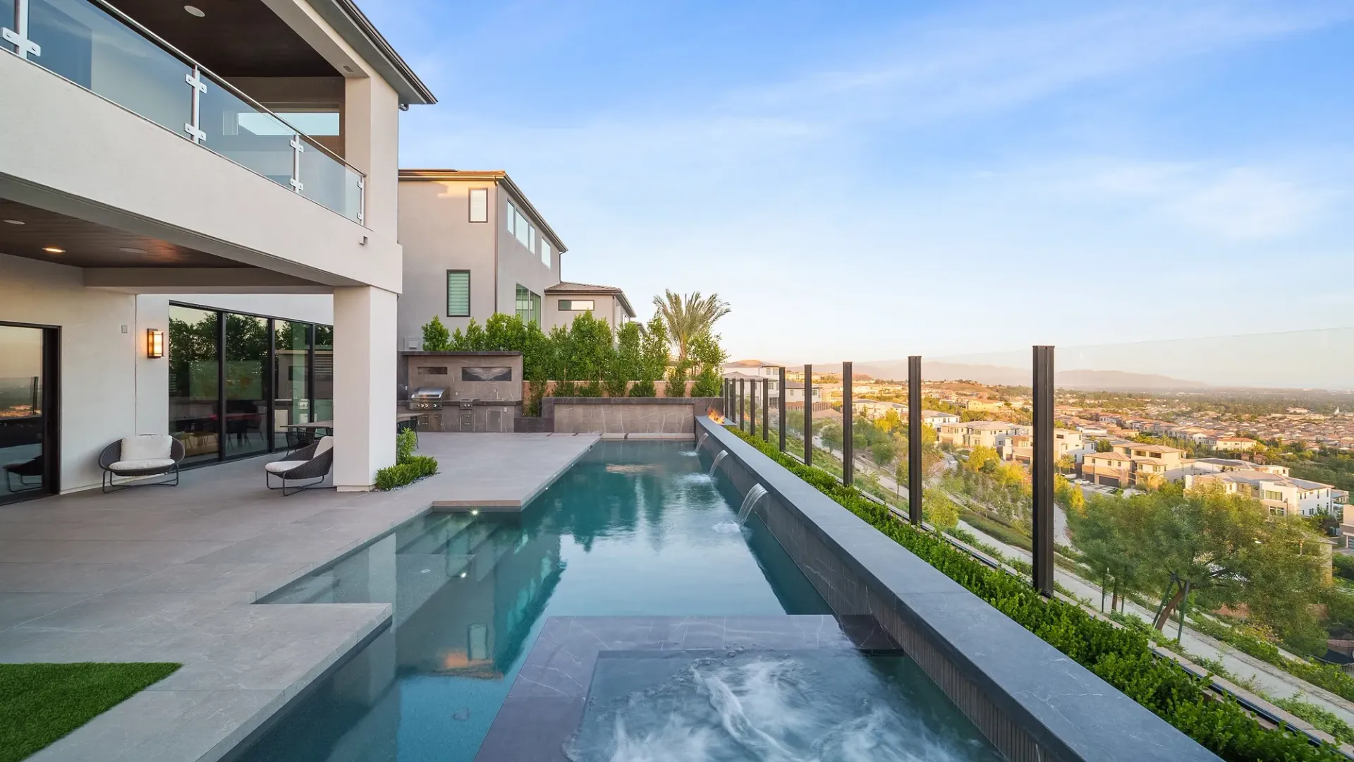 The Beverly by Westmod. Luxury Pool Project in Porter Ranch, CA.