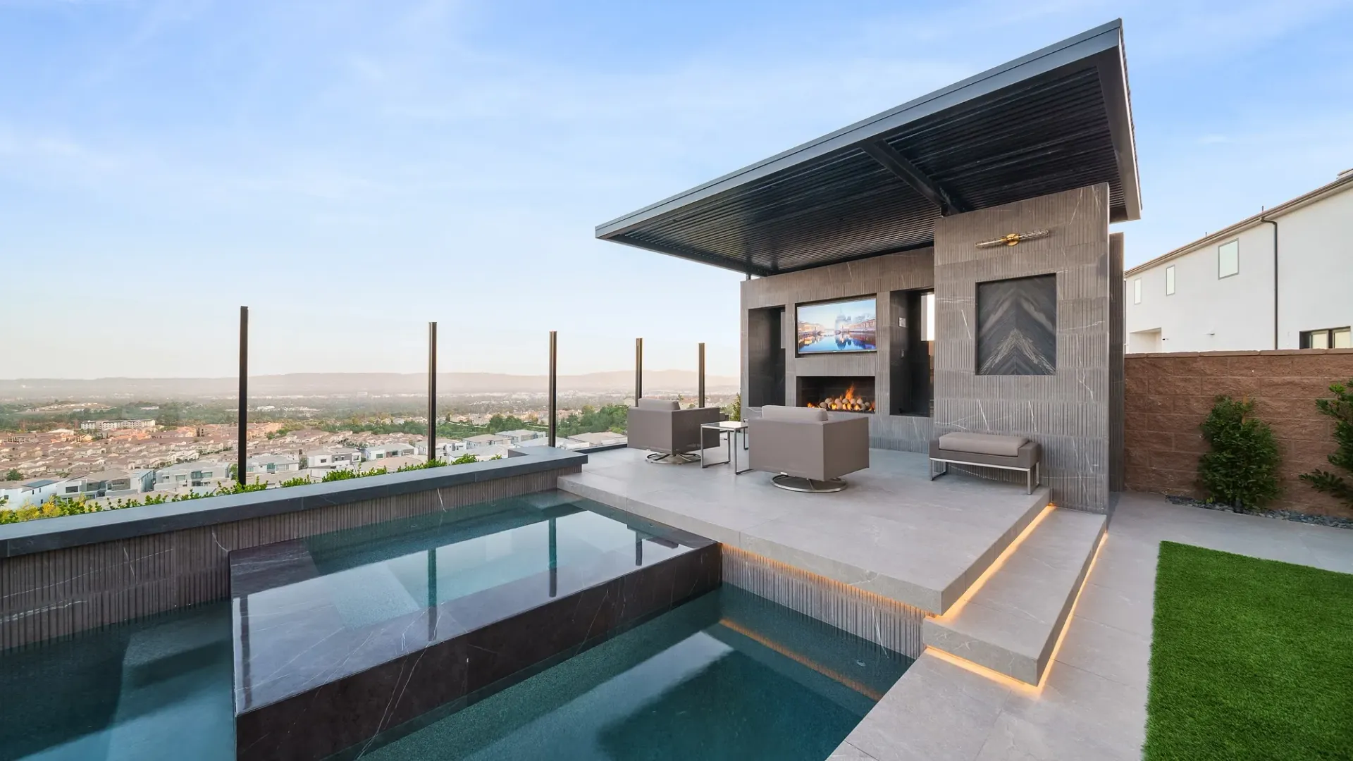 The Beverly by Westmod. Luxury Pool Project in Porter Ranch, CA.