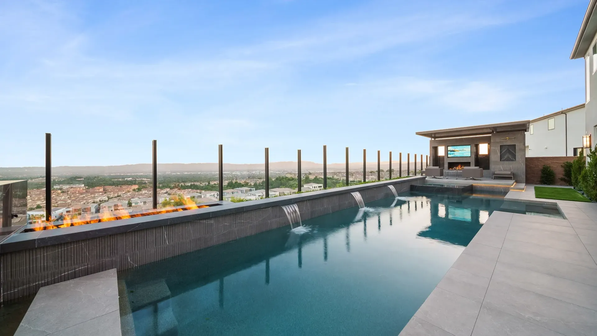 The Beverly by Westmod. Luxury Pool Project in Porter Ranch, CA.