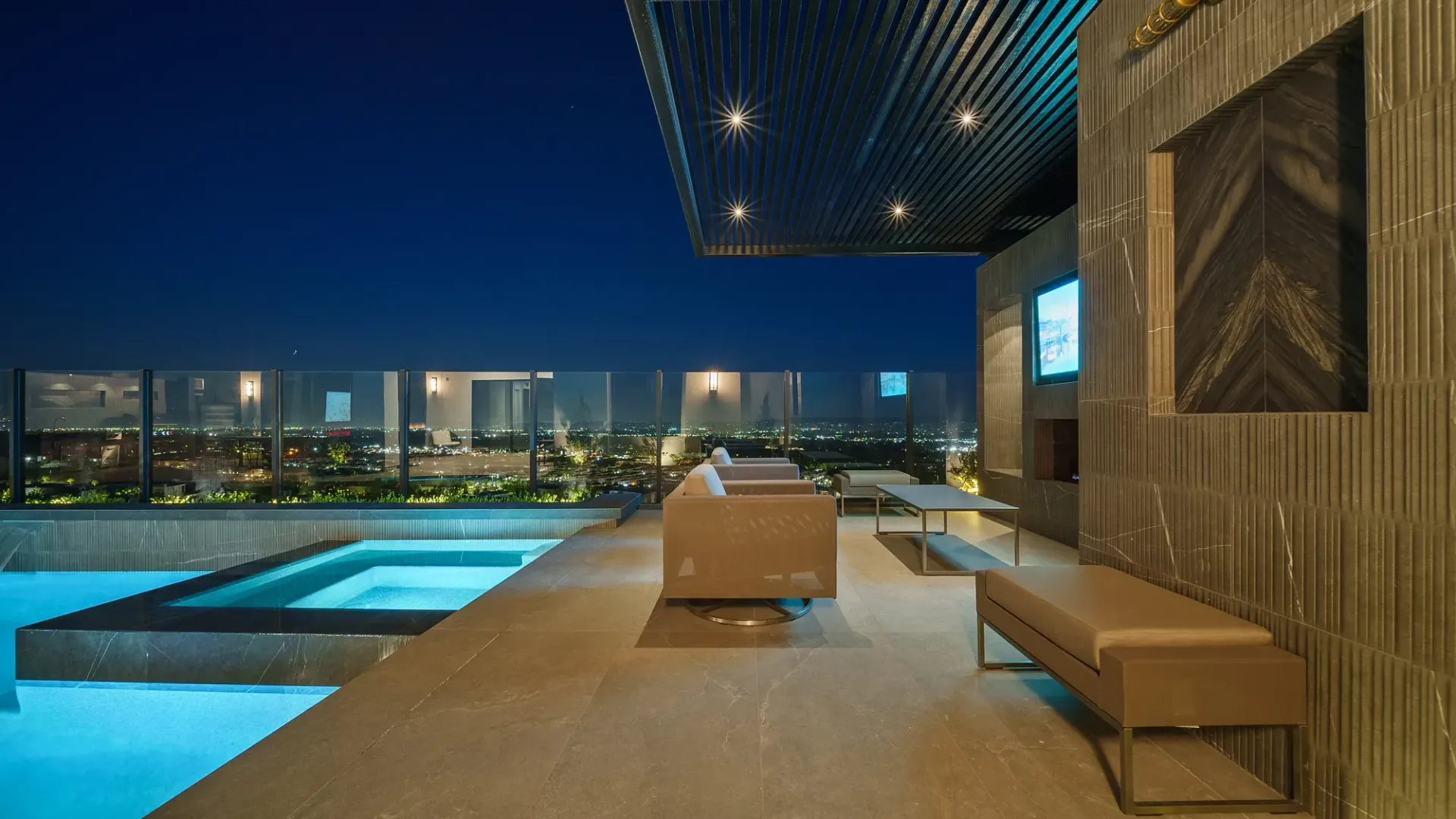 The Beverly by Westmod. Luxury Pool Project in Porter Ranch, CA.