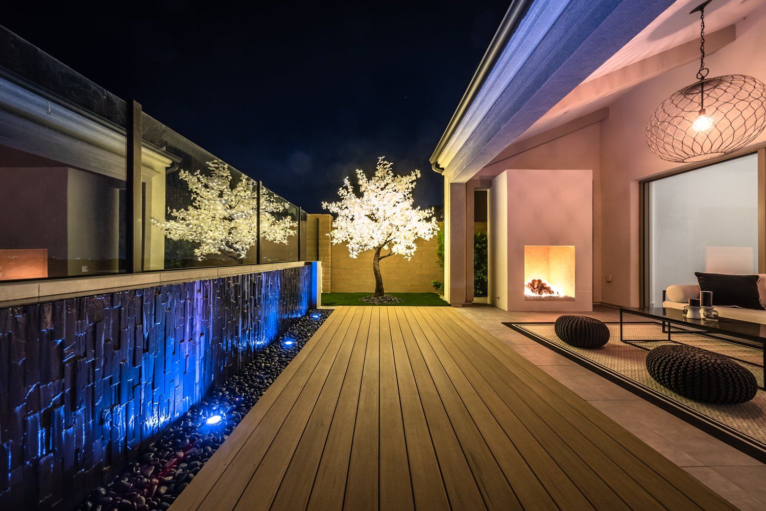Luxury Swimming pool in Irvine, CA.