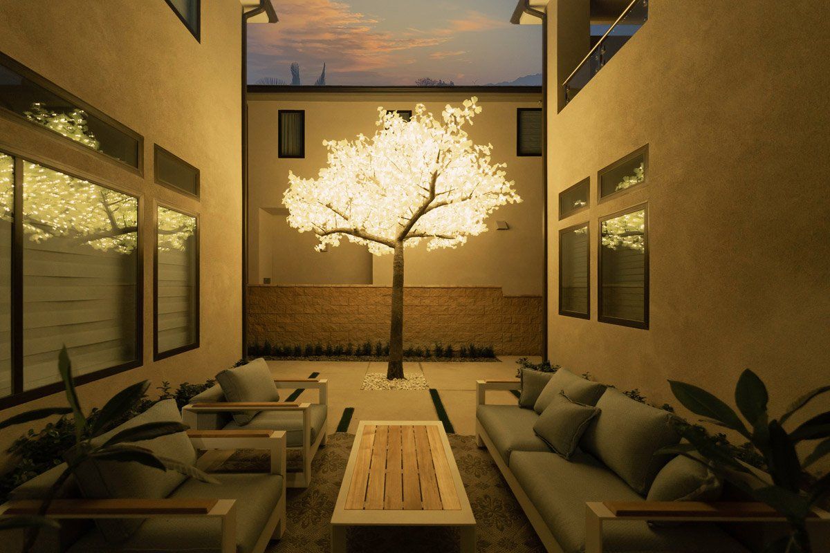 Luxury Swimming pool in Porter Ranch, CA.