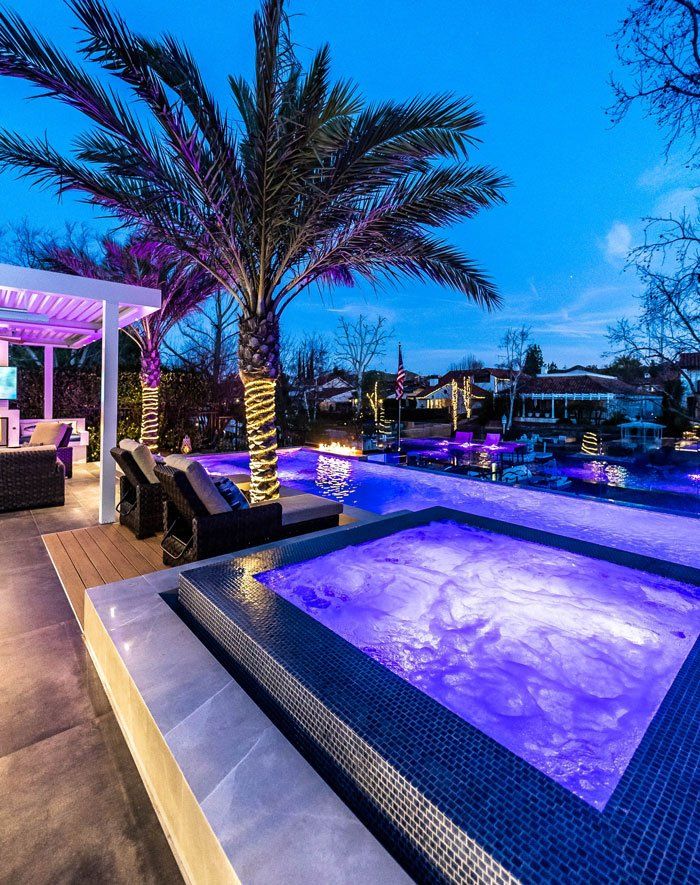 Luxury Swimming pool in Westlake Village, CA.