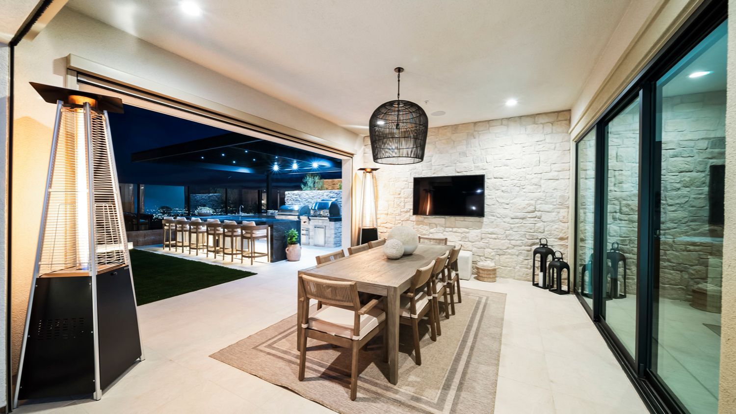 Legacy. Luxury Pool and Outdoor Living Space by Westmod located in Porter Ranch, CA.