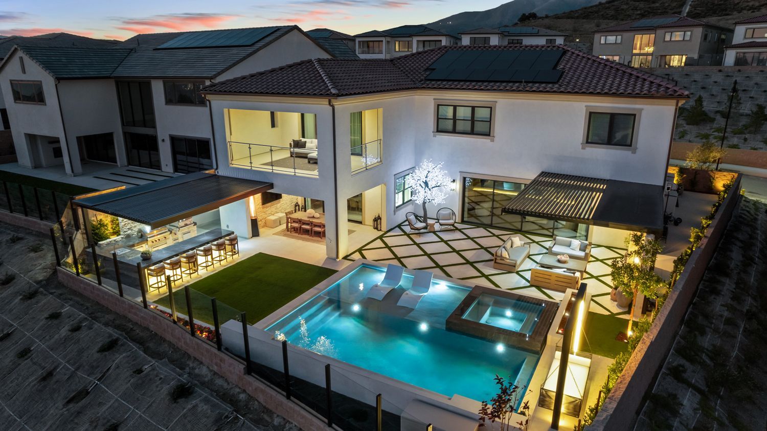 Legacy. Luxury Pool and Outdoor Living Space by Westmod located in Porter Ranch, CA.