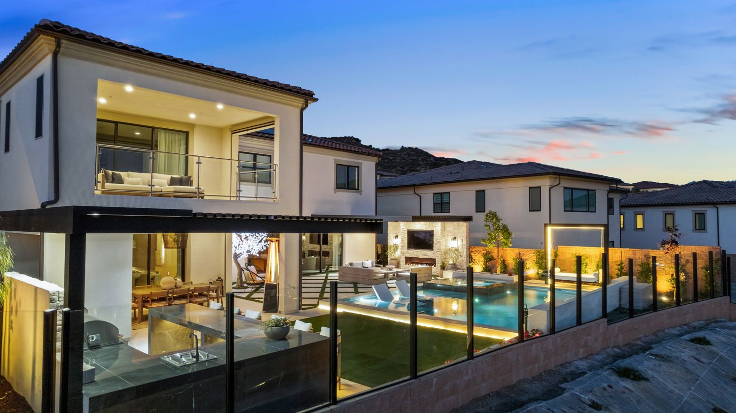 Legacy. Luxury Pool and Outdoor Living Space by Westmod located in Porter Ranch, CA.