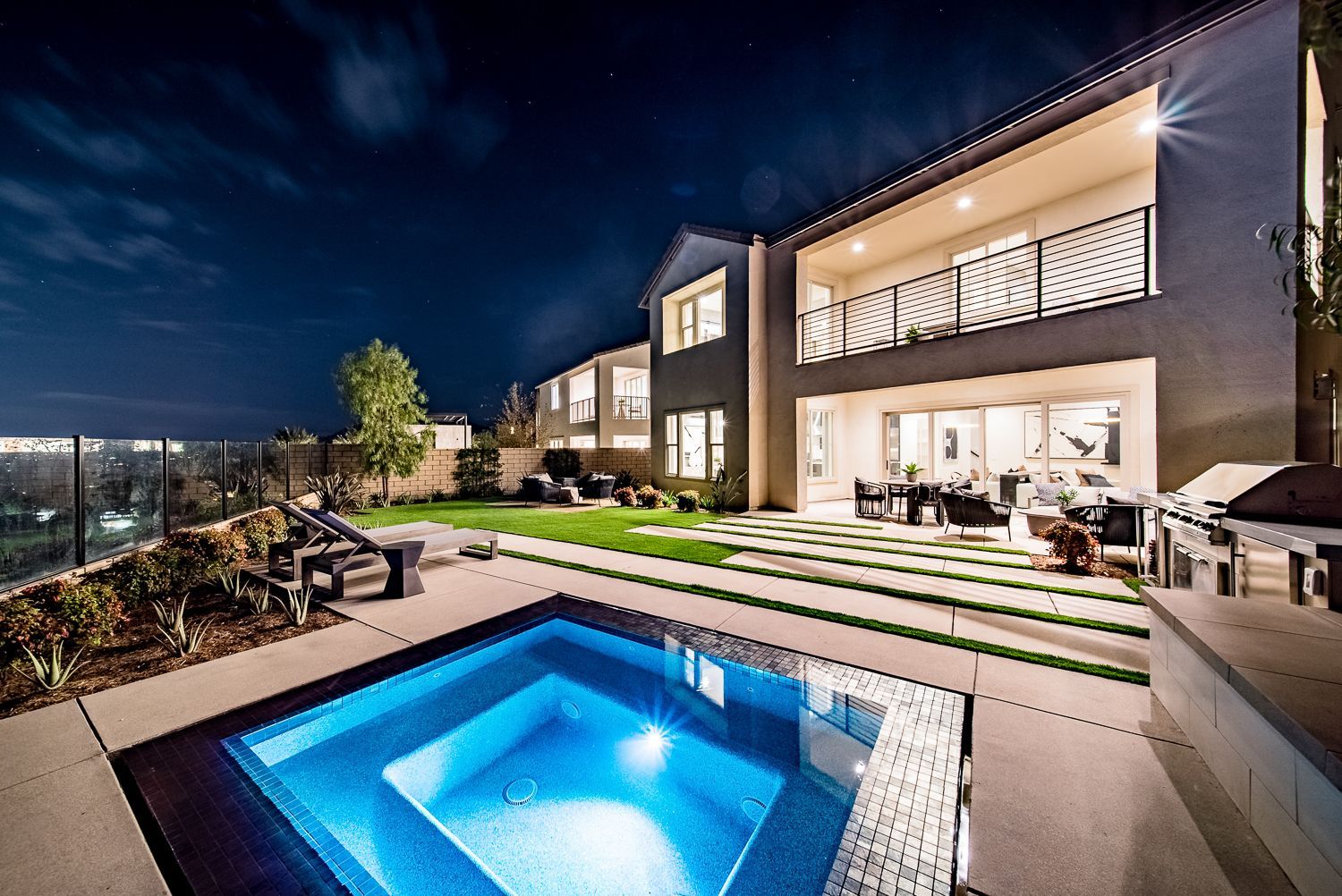 Luxury spa and outdoor living space by Westmod. Location: Chatsworth, CA