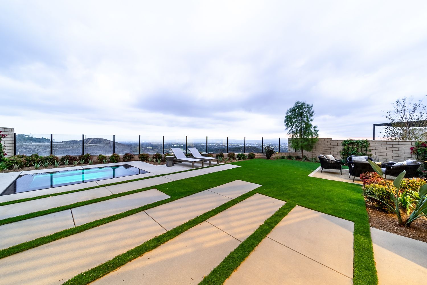 Luxury spa and outdoor living space by Westmod. Location: Chatsworth, CA