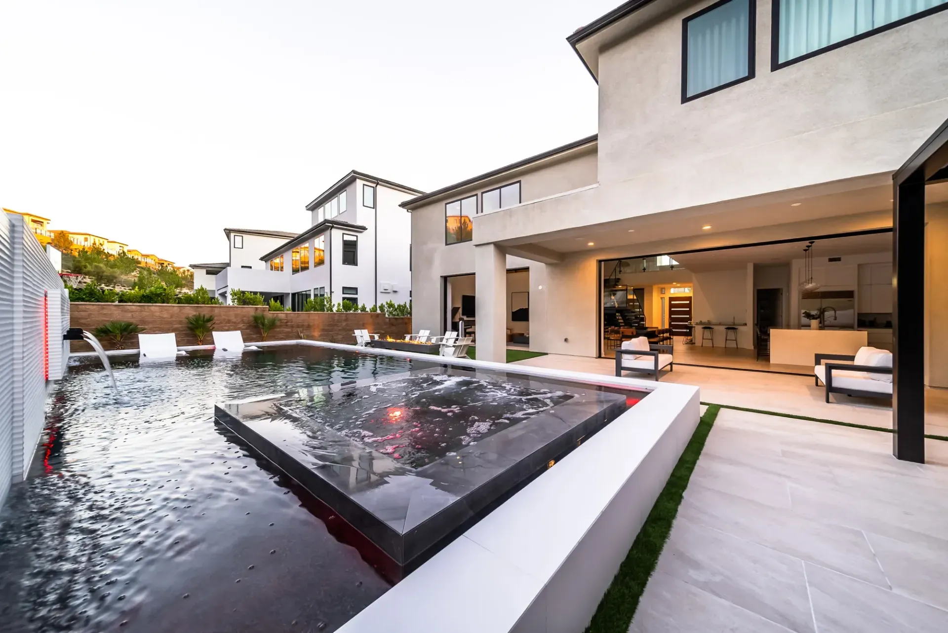 luxury pool by Westmod in Porter Ranch, CA