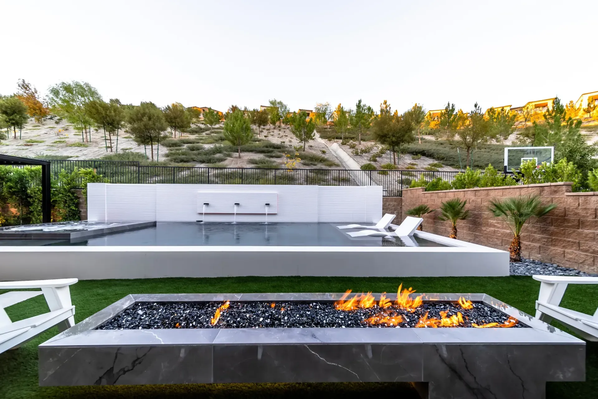 luxury pool by Westmod in Porter Ranch, CA