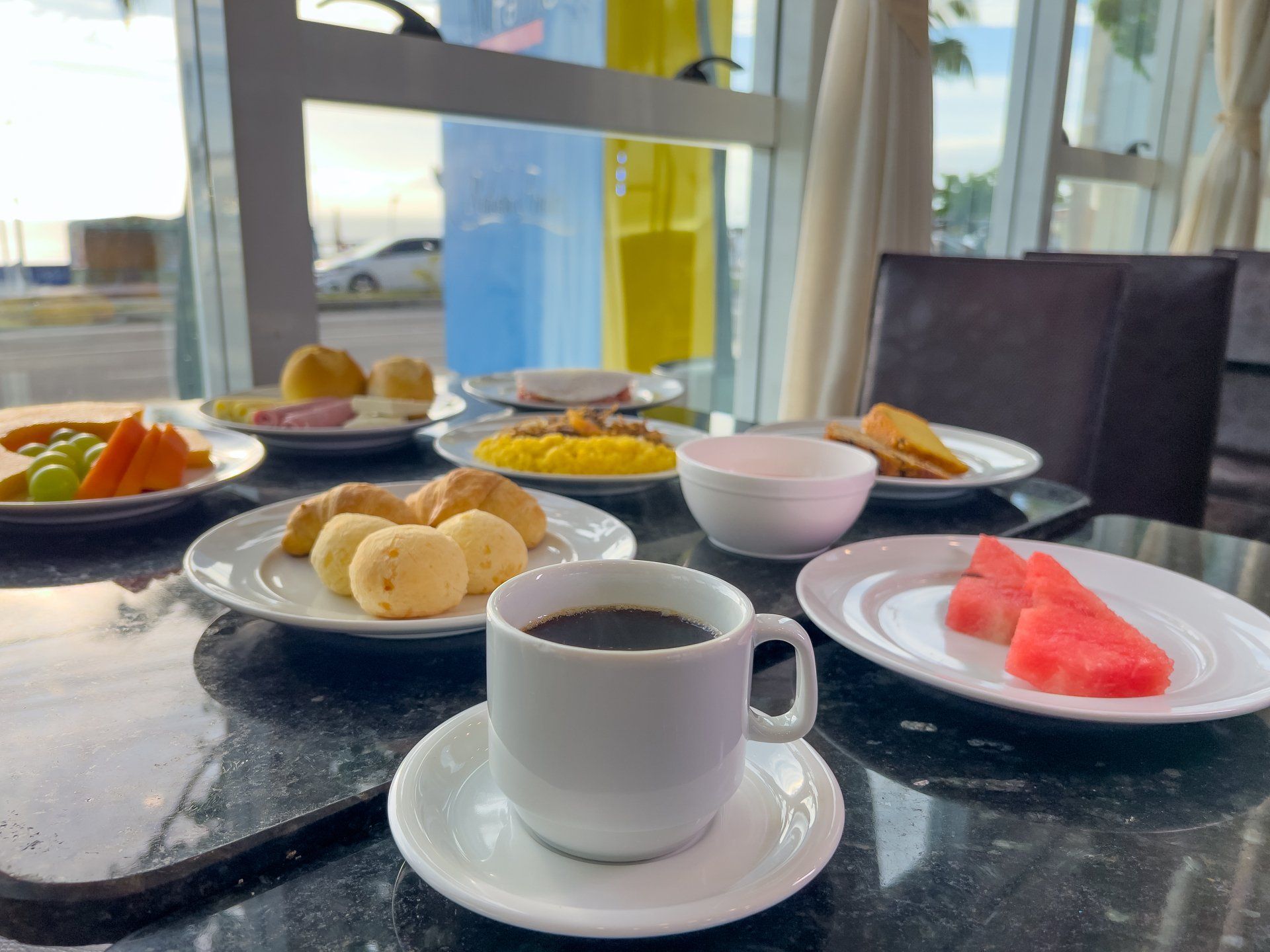 Café da manhã do Praiamar Express Hotel