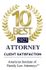 10 Best Attorney 2025 Client Satisfaction by the American Institute of Family Law Attorneys.