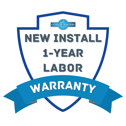 New Install One Year Labor Warranty - Pearl, MS - Climate Masters Inc.
