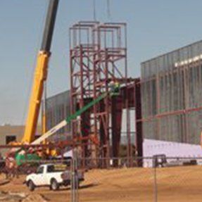 Crane At Building Construction — Hesperia, CA — KAT Cranes