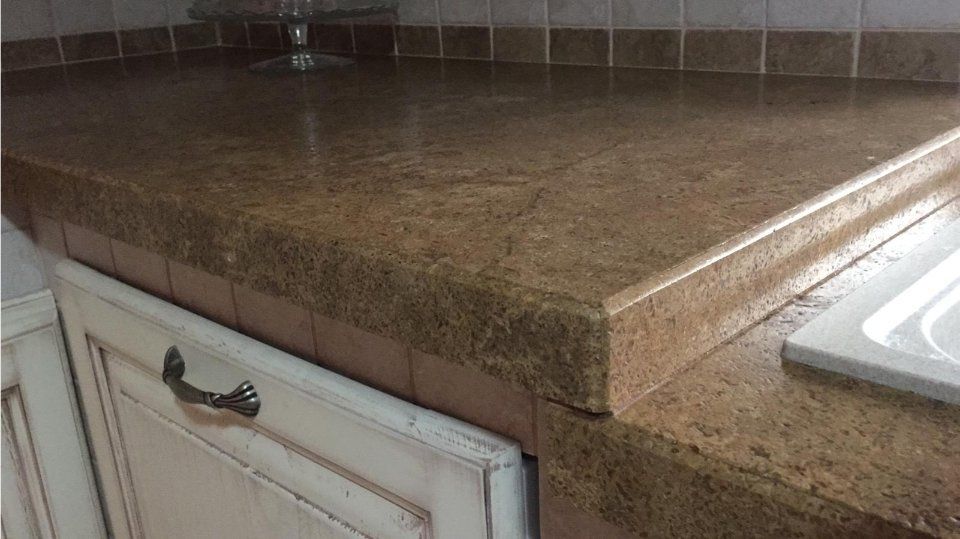 Dettaglio piano in marmo