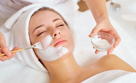 Woman Having a Facial Care Treatment — Vancouver, BC — Iki Total Body Care