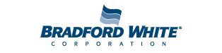 Bradford white corporation logo on a white background