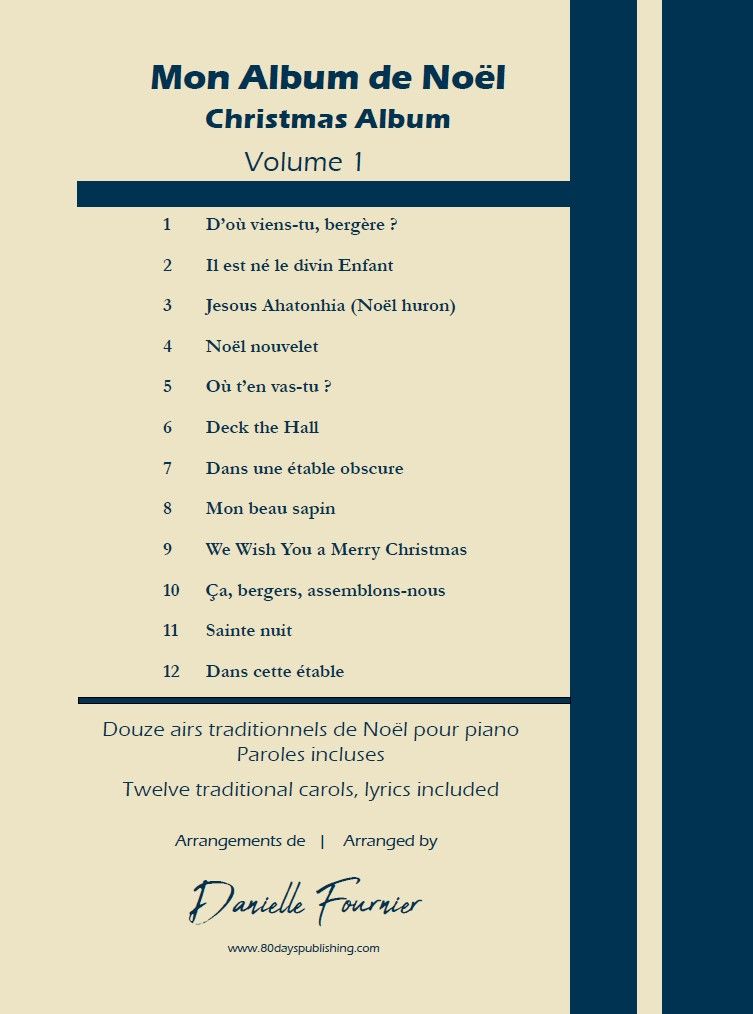 Un album de Noël intitulé mon album de noel volume 1