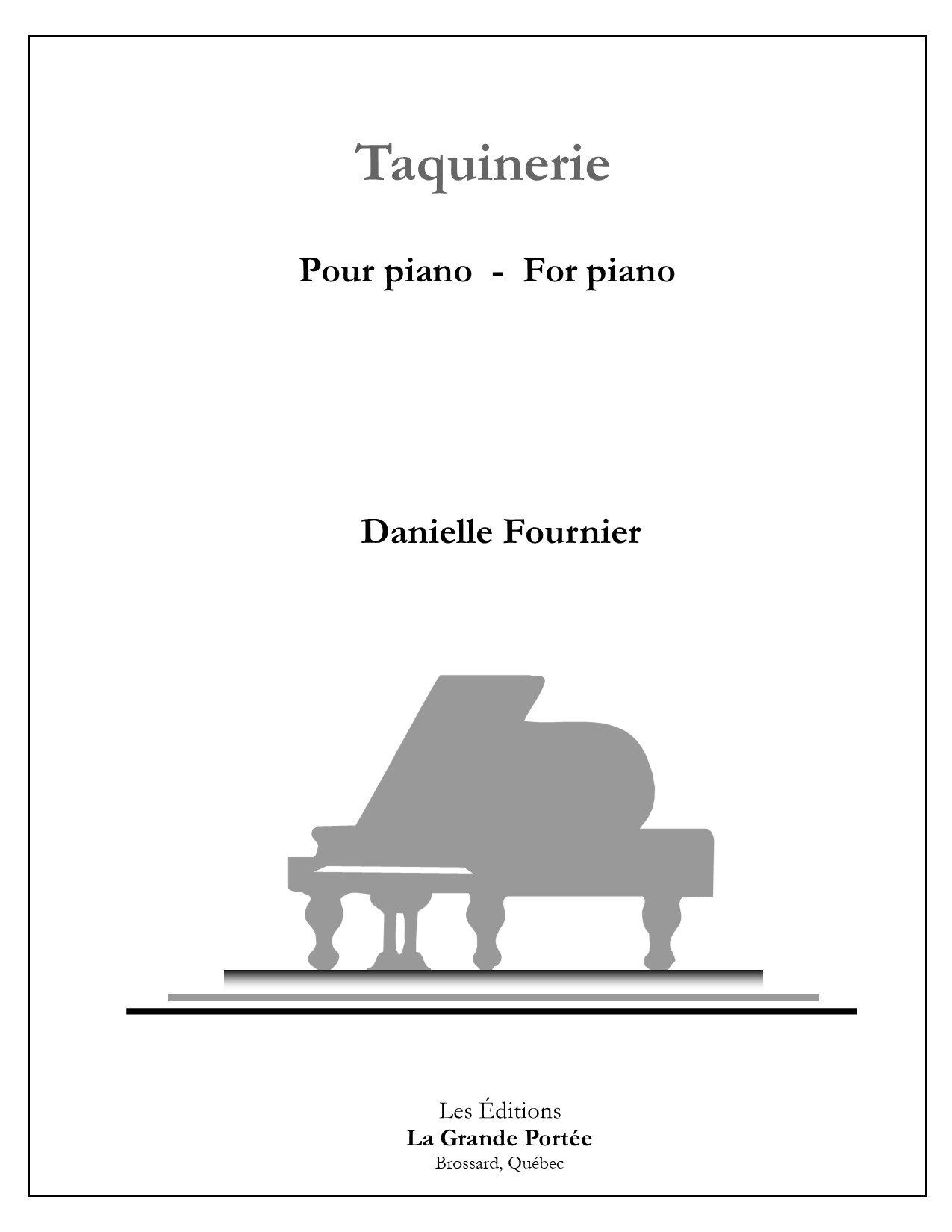 Un dessin en noir et blanc d'un piano sur la couverture d'un livre.