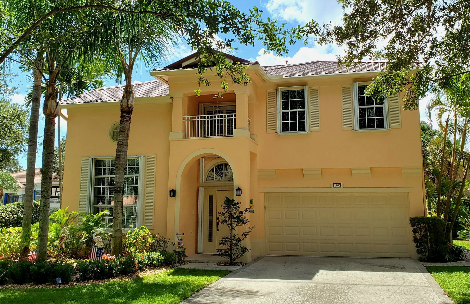 Completed roofing project with decorative elements