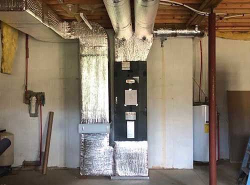 heating unit installation