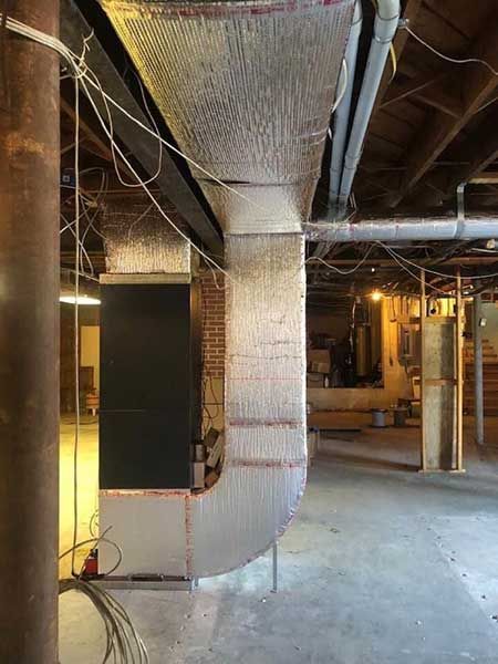 heating unit installation