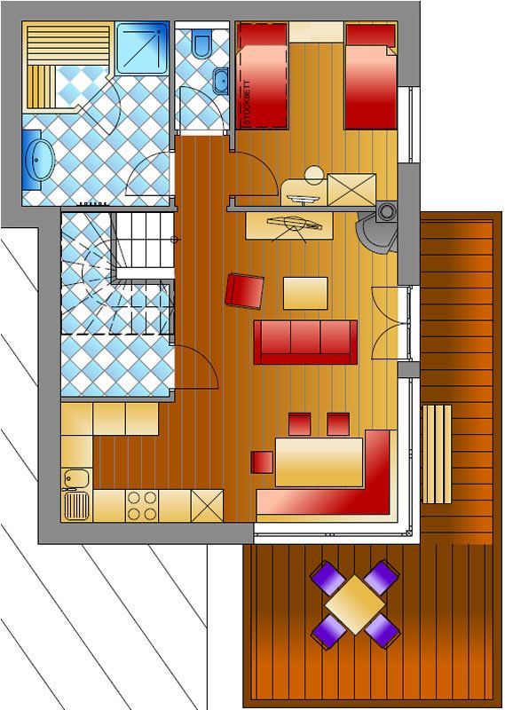 Raumplan 2 Chalet Ankogel