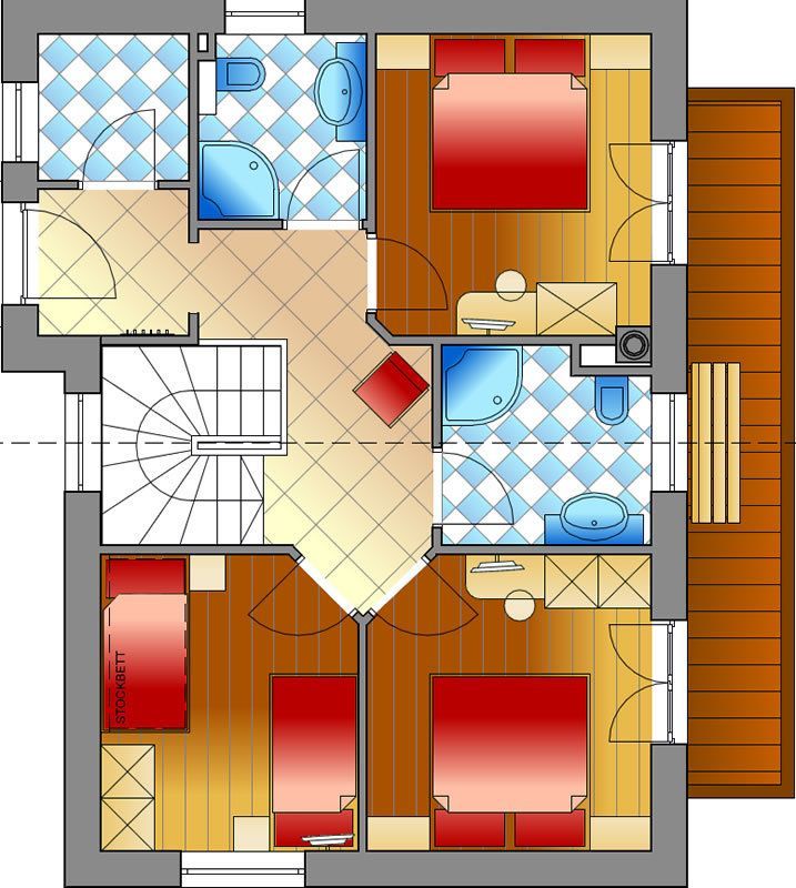 Raumplan 1 Chalet Ankogel