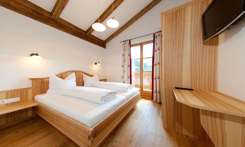 Doppelbettzimmer im Chalet Ankogel