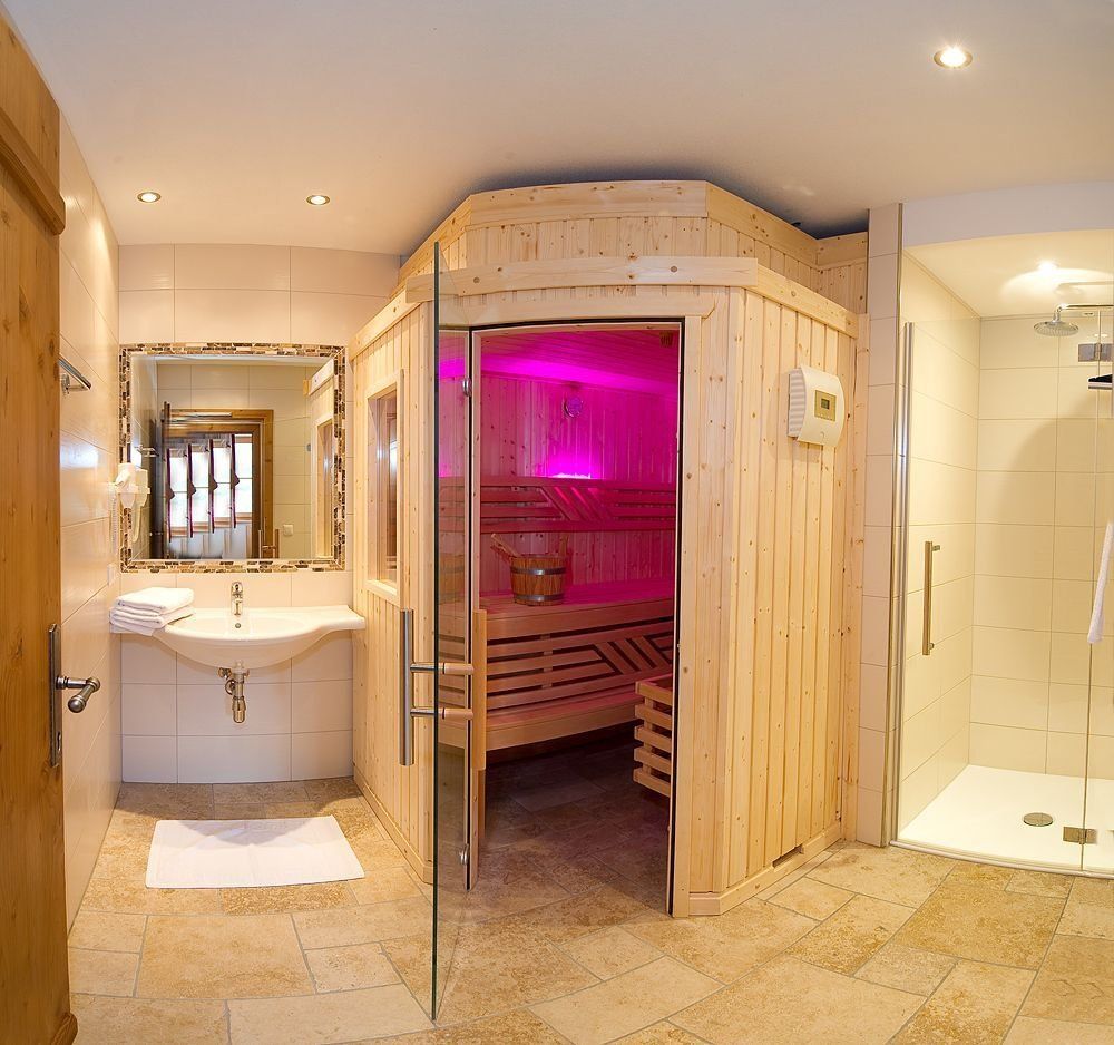 eigene Sauna im Chalet Ankogel